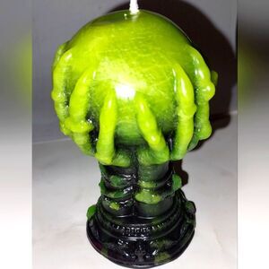 Hand crafted limited edition magic ball claw from our raging skull candle line